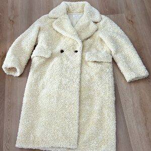 Glamorous butter yellow Teddy Jacket